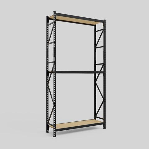 Longspan Metal Shelving - 3100mm High - Full Bay - Particleboard Shelf