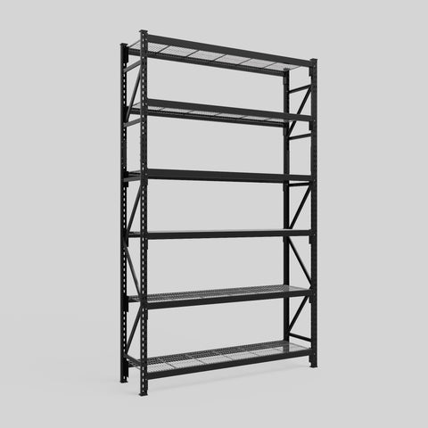 Longspan Metal Shelving - 3100mm High - Full Bay - Mesh Shelf