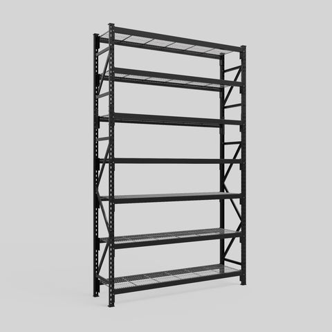 Longspan Metal Shelving - 3100mm High - Full Bay - Mesh Shelf