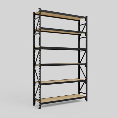 Longspan Metal Shelving - 3100mm High - Full Bay - Particleboard Shelf