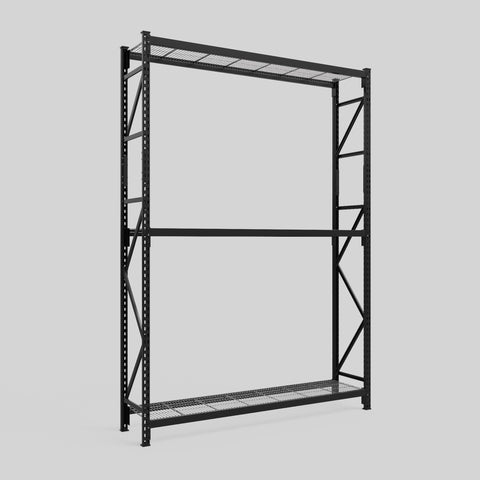 Longspan Metal Shelving - 3100mm High - Full Bay - Mesh Shelf
