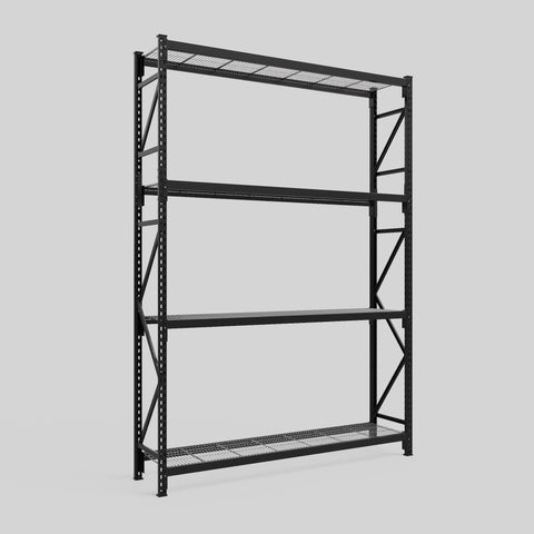 Longspan Metal Shelving - 3100mm High - Full Bay - Mesh Shelf