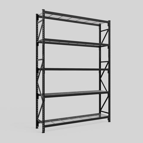 Longspan Metal Shelving - 3100mm High - Full Bay - Mesh Shelf