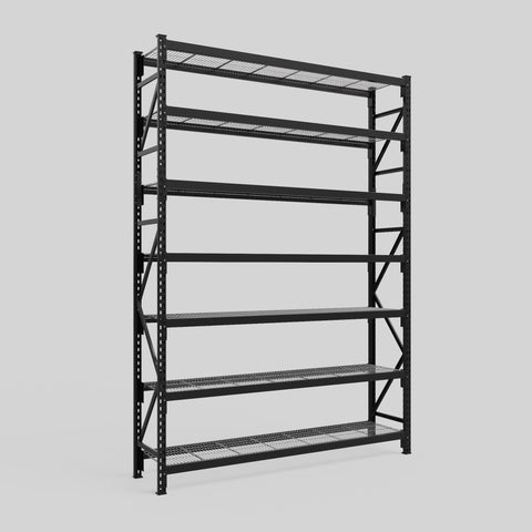 Longspan Metal Shelving - 3100mm High - Full Bay - Mesh Shelf