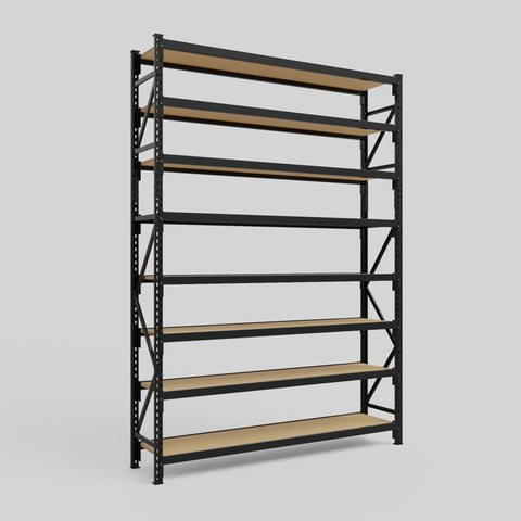 Longspan Metal Shelving - 3100mm High - Full Bay - Particleboard Shelf
