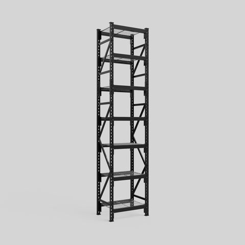 Longspan Metal Shelving - 3100mm High - Full Bay - Mesh Shelf