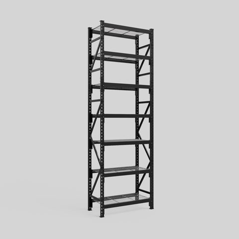 Longspan Metal Shelving - 3100mm High - Full Bay - Mesh Shelf
