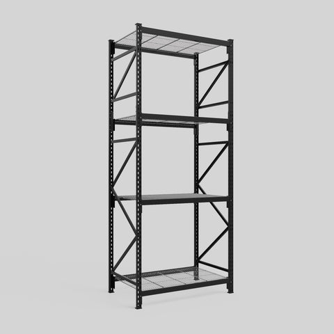 Longspan Metal Shelving - 3100mm High - Full Bay - Mesh Shelf