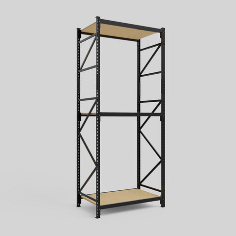 Longspan Metal Shelving - 3100mm High - Full Bay - Particleboard Shelf