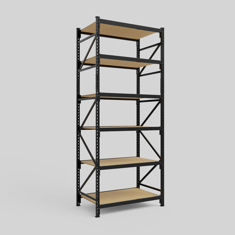 Longspan Metal Shelving - 3100mm High - Full Bay - Particleboard Shelf