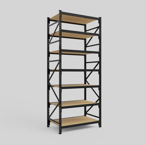 Longspan Metal Shelving - 3100mm High - Full Bay - Particleboard Shelf