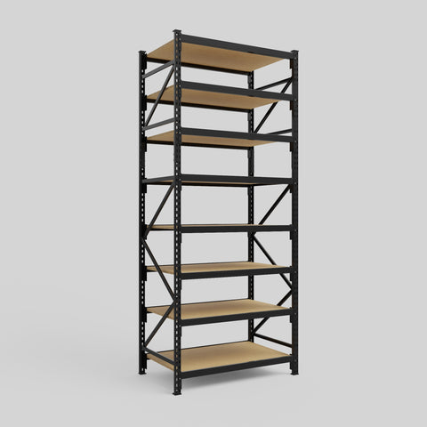 Longspan Metal Shelving - 3100mm High - Full Bay - Particleboard Shelf