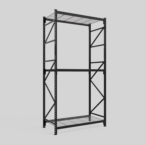 Longspan Metal Shelving - 3100mm High - Full Bay - Mesh Shelf
