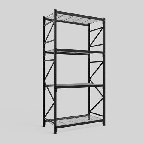 Longspan Metal Shelving - 3100mm High - Full Bay - Mesh Shelf