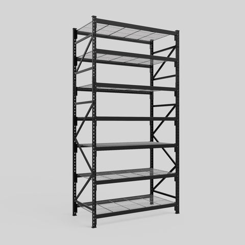 Longspan Metal Shelving - 3100mm High - Full Bay - Mesh Shelf