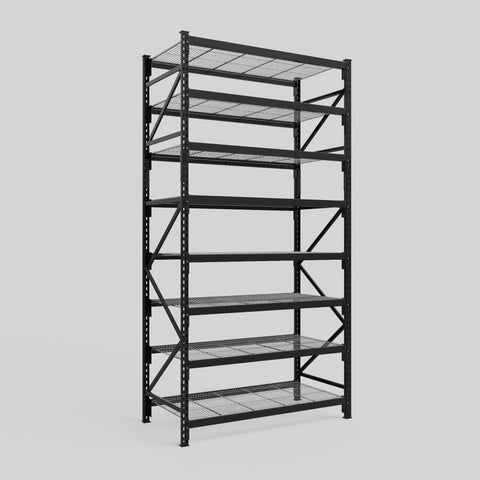 Longspan Metal Shelving - 3100mm High - Full Bay - Mesh Shelf