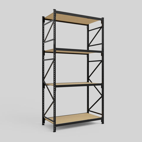 Longspan Metal Shelving - 3100mm High - Full Bay - Particleboard Shelf