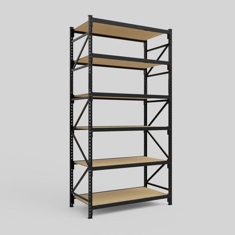 Longspan Metal Shelving - 3100mm High - Full Bay - Particleboard Shelf