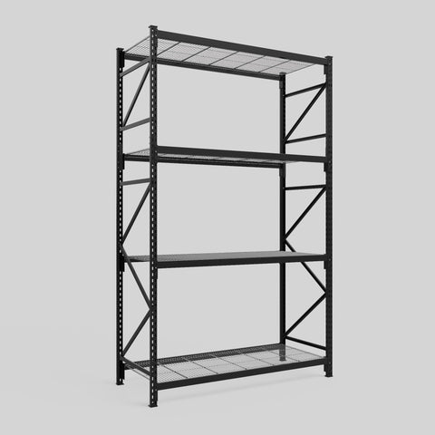 Longspan Metal Shelving - 3100mm High - Full Bay - Mesh Shelf