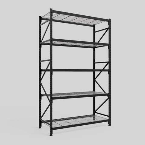 Longspan Metal Shelving - 3100mm High - Full Bay - Mesh Shelf