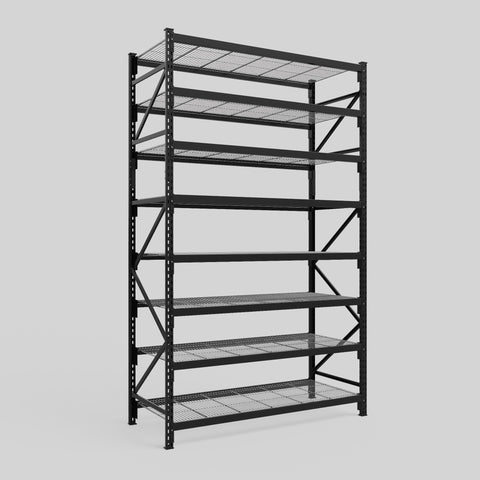 Longspan Metal Shelving - 3100mm High - Full Bay - Mesh Shelf
