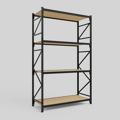 Longspan Metal Shelving - 3100mm High - Full Bay - Particleboard Shelf