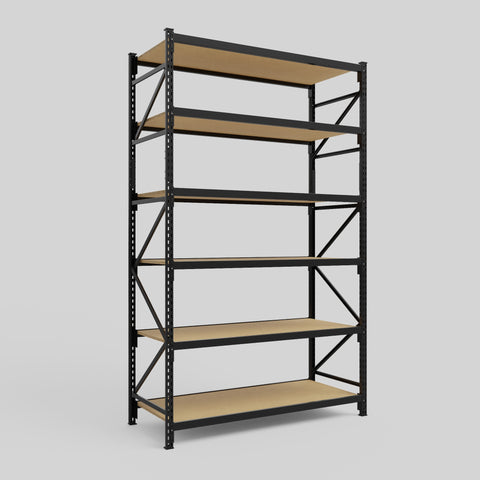 Longspan Metal Shelving - 3100mm High - Full Bay - Particleboard Shelf
