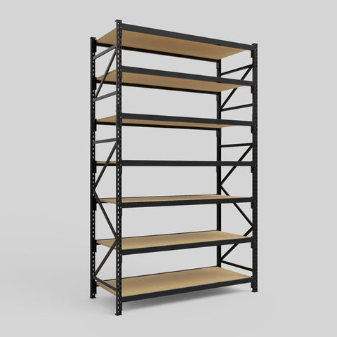 Longspan Metal Shelving - 3100mm High - Full Bay - Particleboard Shelf