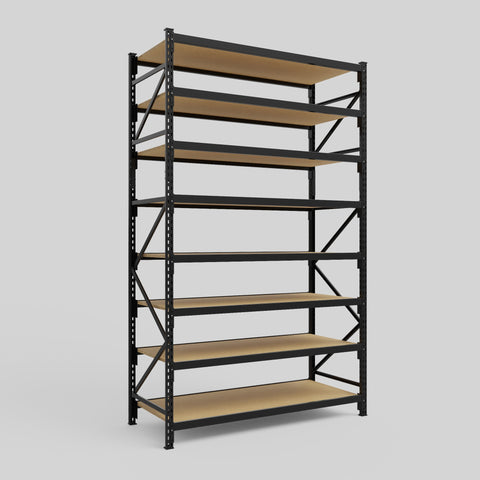 Longspan Metal Shelving - 3100mm High - Full Bay - Particleboard Shelf