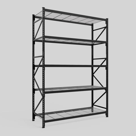 Longspan Metal Shelving - 3100mm High - Full Bay - Mesh Shelf