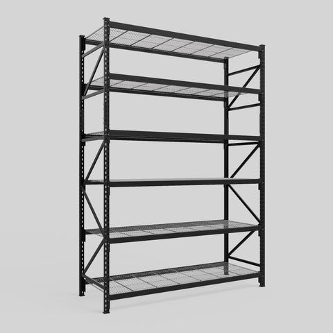 Longspan Metal Shelving - 3100mm High - Full Bay - Mesh Shelf