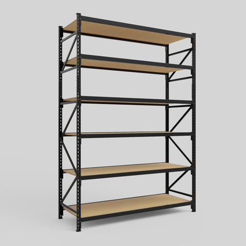 Longspan Metal Shelving - 3100mm High - Full Bay - Particleboard Shelf