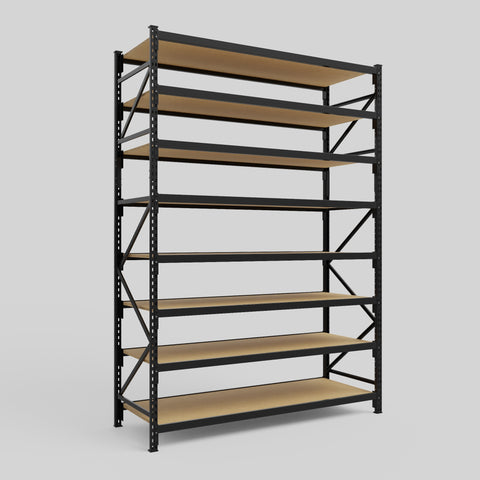 Longspan Metal Shelving - 3100mm High - Full Bay - Particleboard Shelf
