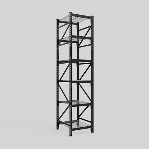 Longspan Metal Shelving - 3100mm High - Full Bay - Mesh Shelf