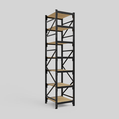 Longspan Metal Shelving - 3100mm High - Full Bay - Particleboard Shelf