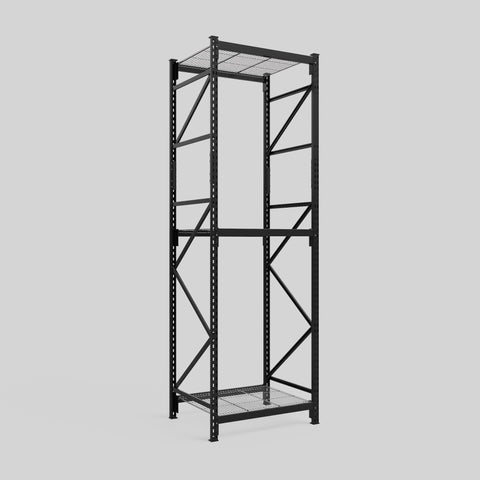 Longspan Metal Shelving - 3100mm High - Full Bay - Mesh Shelf