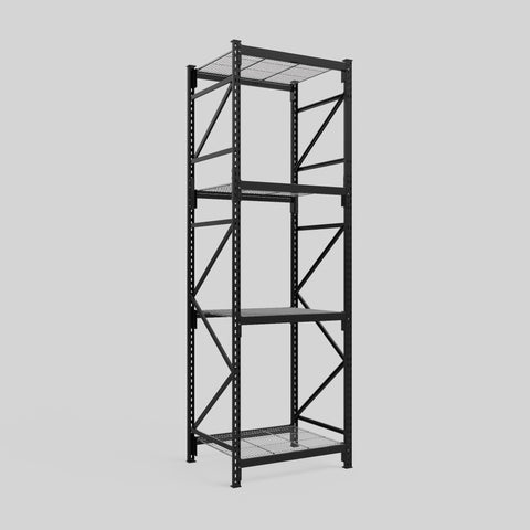 Longspan Metal Shelving - 3100mm High - Full Bay - Mesh Shelf