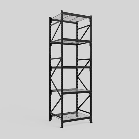 Longspan Metal Shelving - 3100mm High - Full Bay - Mesh Shelf