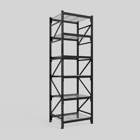 Longspan Metal Shelving - 3100mm High - Full Bay - Mesh Shelf