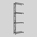 Longspan Metal Shelving - 4200mm High - Add-On Bay - Mesh Shelf