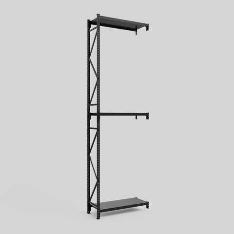 Longspan Metal Shelving - 4200mm High - Add-On Bay - Steel Shelf