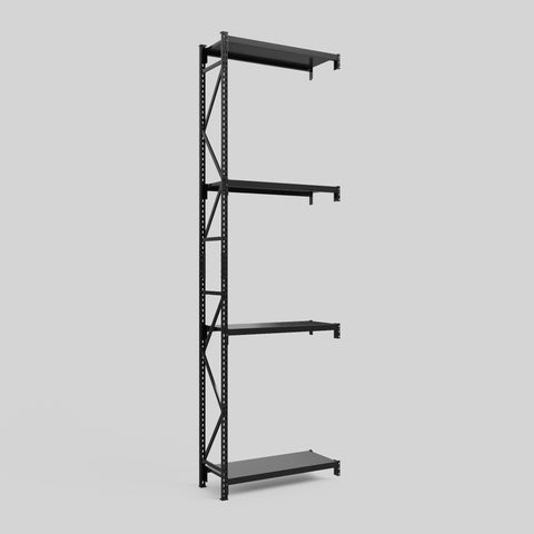 Longspan Metal Shelving - 4200mm High - Add-On Bay - Steel Shelf