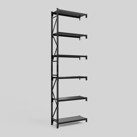 Longspan Metal Shelving - 4200mm High - Add-On Bay - Steel Shelf