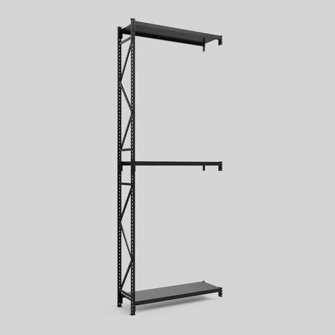 Longspan Metal Shelving - 4200mm High - Add-On Bay - Steel Shelf