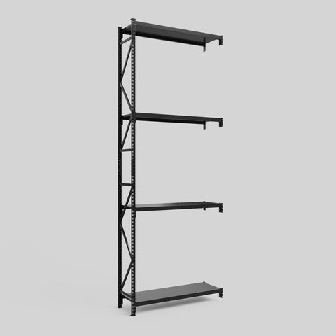 Longspan Metal Shelving - 4200mm High - Add-On Bay - Steel Shelf
