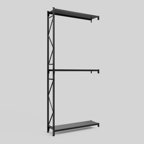 Longspan Metal Shelving - 4200mm High - Add-On Bay - Steel Shelf