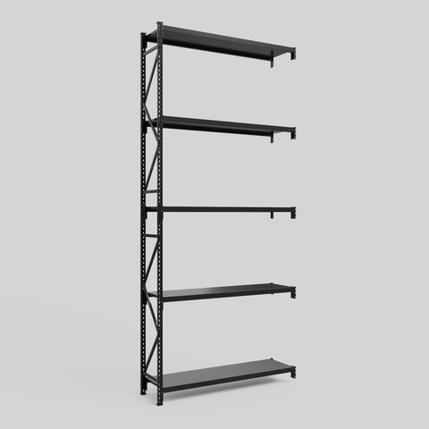 Longspan Metal Shelving - 4200mm High - Add-On Bay - Steel Shelf