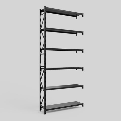 Longspan Metal Shelving - 4200mm High - Add-On Bay - Steel Shelf