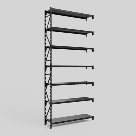 Longspan Metal Shelving - 4200mm High - Add-On Bay - Steel Shelf