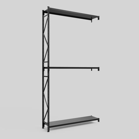 Longspan Metal Shelving - 4200mm High - Add-On Bay - Steel Shelf